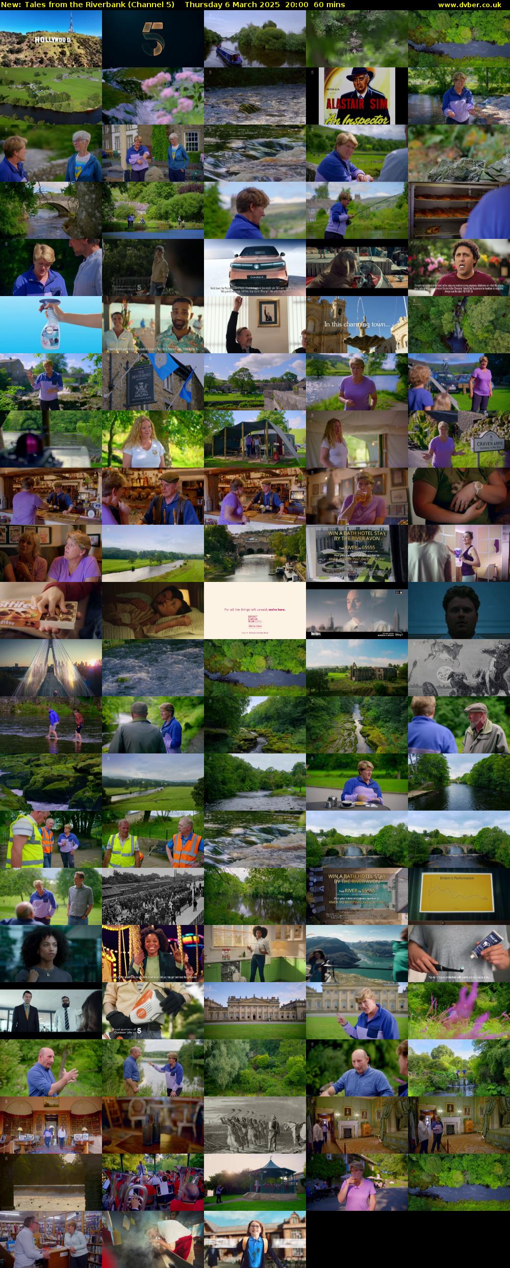 Tales from the Riverbank (Channel 5) Thursday 6 March 2025 20:00 - 21:00