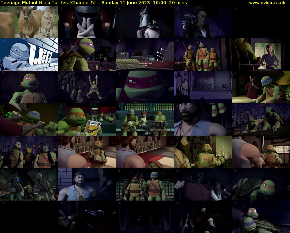 Teenage Mutant Ninja Turtles (Channel 5) Sunday 11 June 2023 10:00 - 10:20