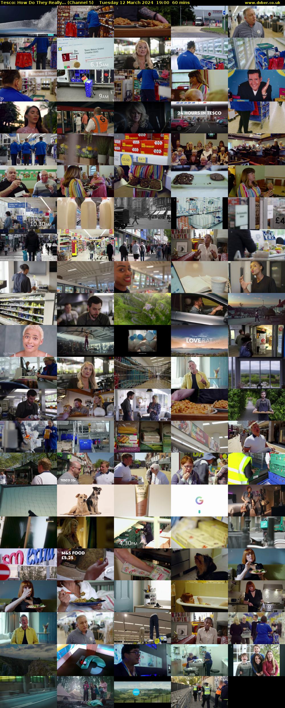 Tesco: How Do They Really... (Channel 5) Tuesday 12 March 2024 19:00 - 20:00