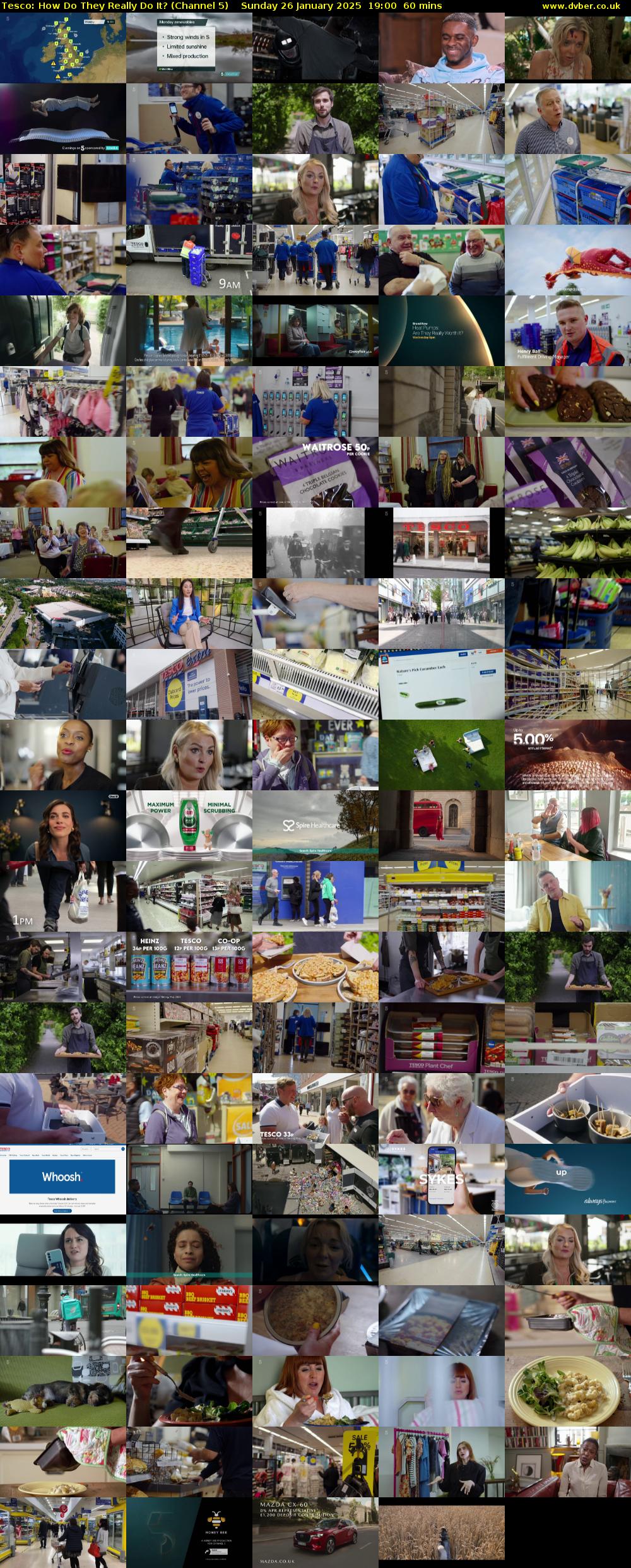 Tesco: How Do They Really Do It? (Channel 5) Sunday 26 January 2025 19:00 - 20:00