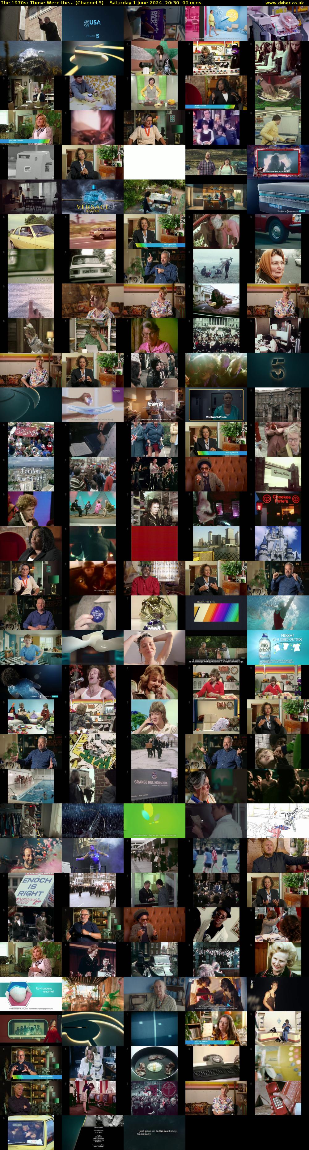 The 1970s: Those Were the... (Channel 5) Saturday 1 June 2024 20:30 - 22:00