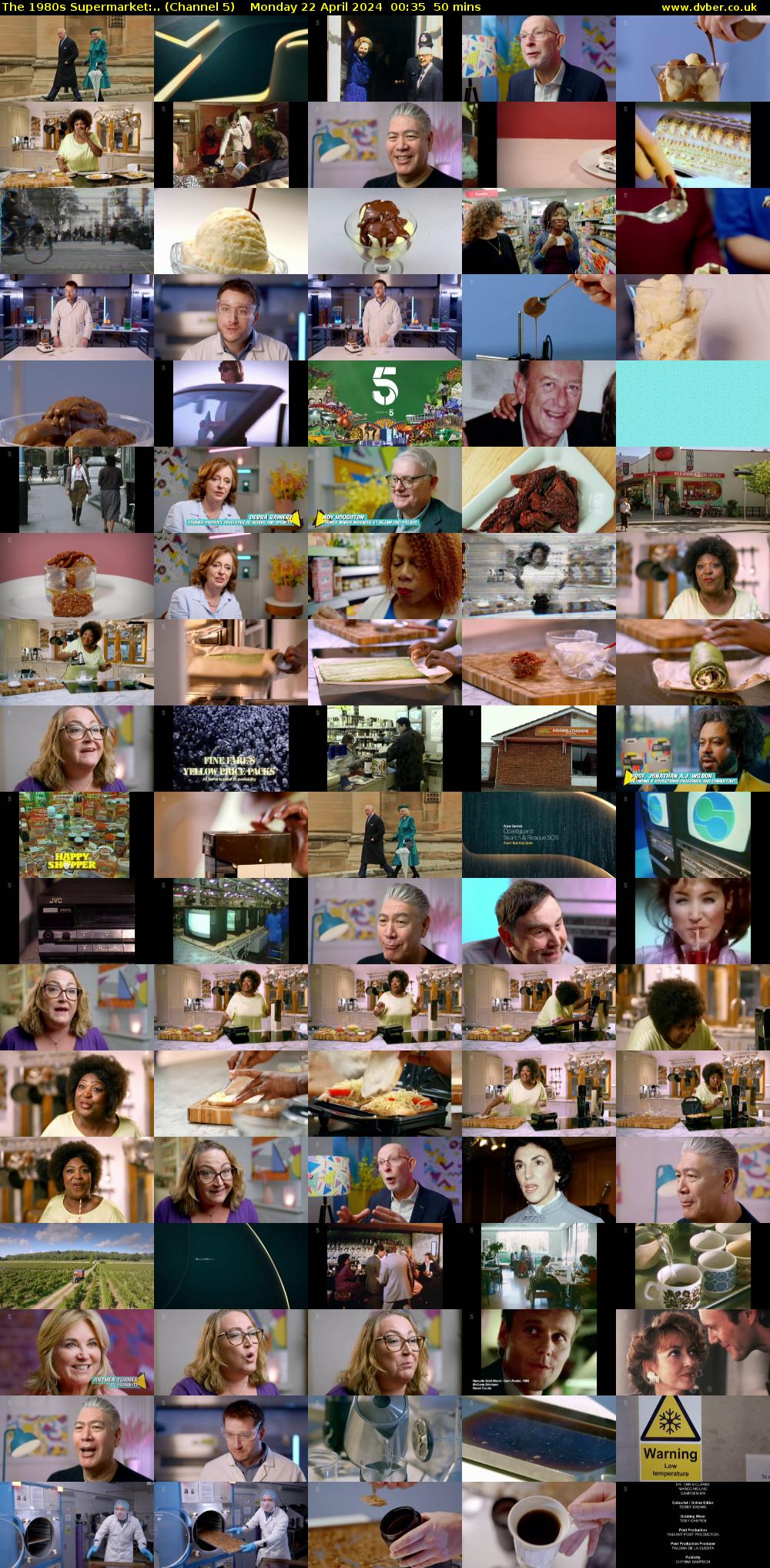 The 1980s Supermarket:.. (Channel 5) Monday 22 April 2024 00:35 - 01:25
