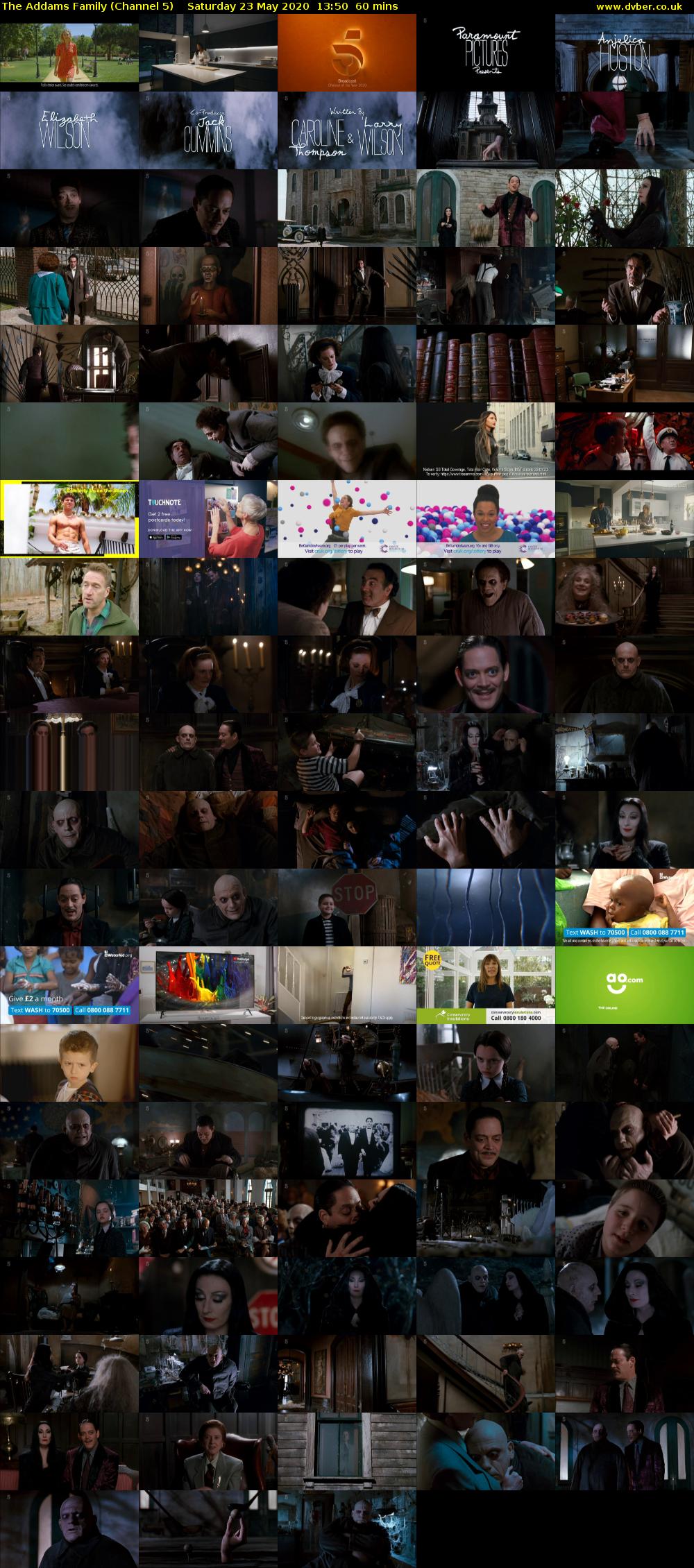 The Addams Family (Channel 5) Saturday 23 May 2020 13:50 - 14:50