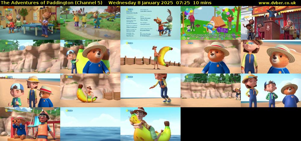 The Adventures of Paddington (Channel 5) Wednesday 8 January 2025 07:25 - 07:35