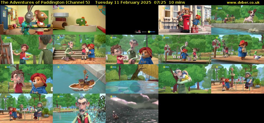 The Adventures of Paddington (Channel 5) Tuesday 11 February 2025 07:25 - 07:35