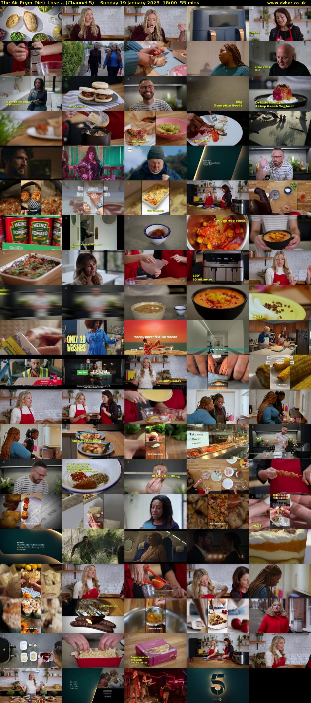 The Air Fryer Diet: Lose... (Channel 5) Sunday 19 January 2025 18:00 - 18:55