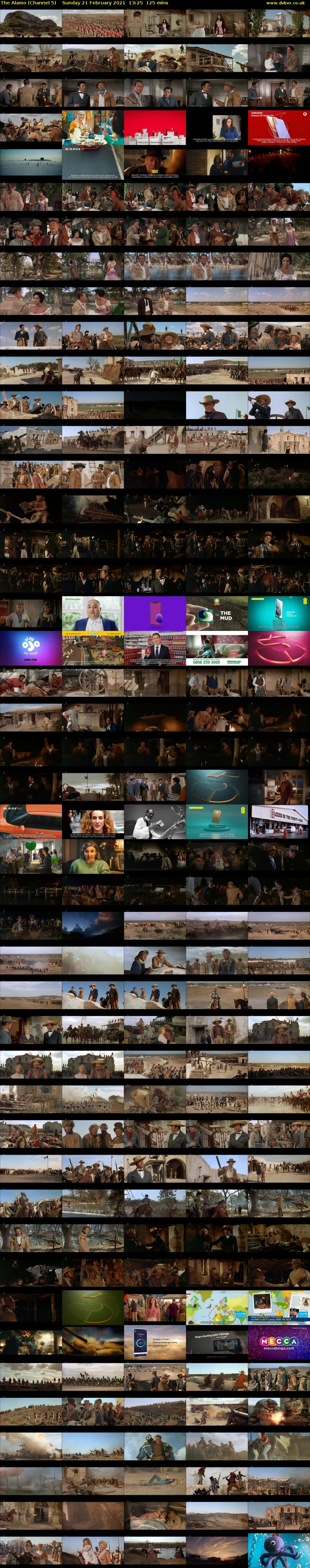 The Alamo (Channel 5) Sunday 21 February 2021 13:25 - 15:30