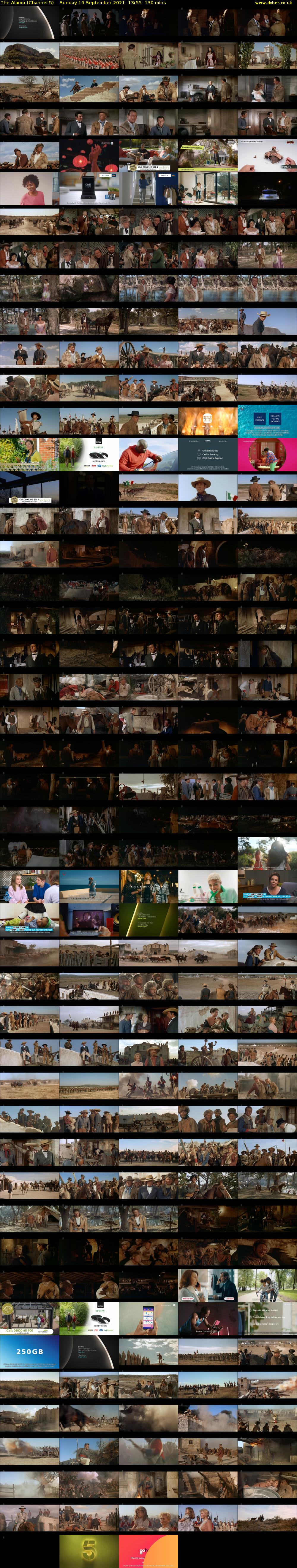 The Alamo (Channel 5) Sunday 19 September 2021 13:55 - 16:05