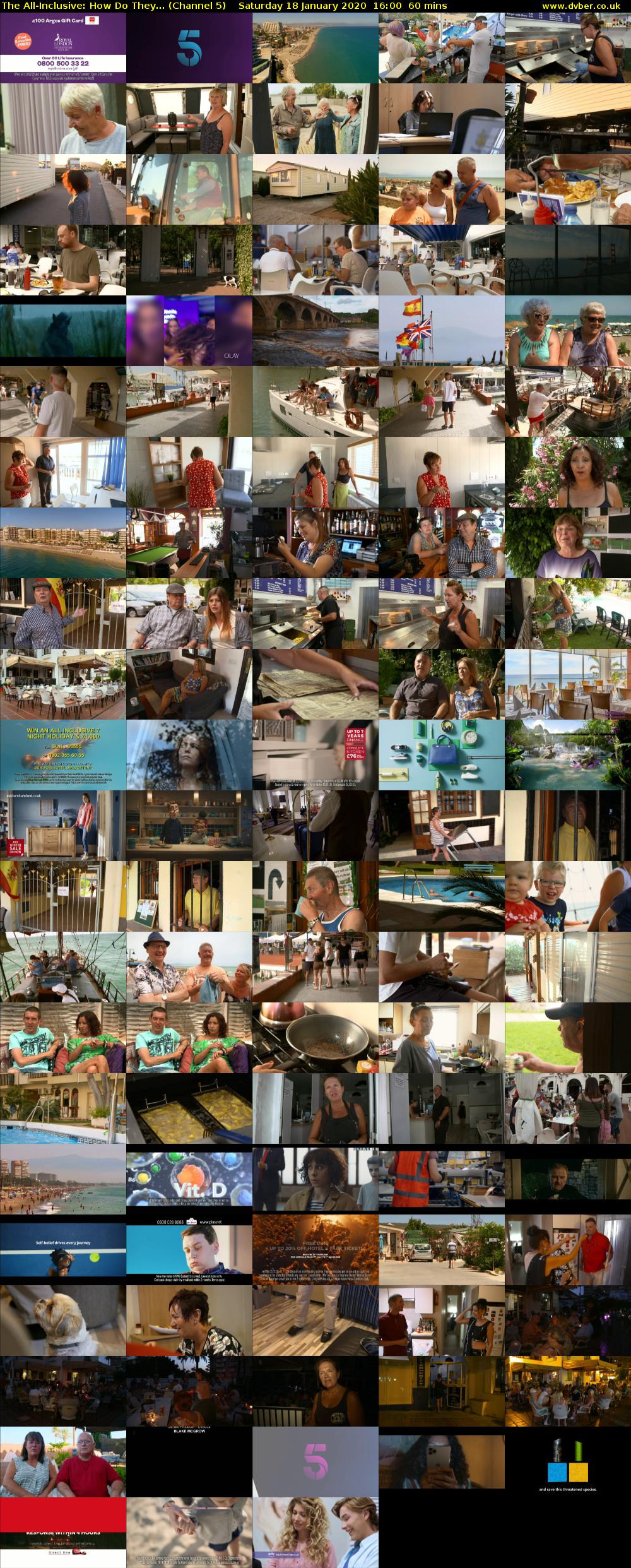 The All-Inclusive: How Do They... (Channel 5) Saturday 18 January 2020 16:00 - 17:00