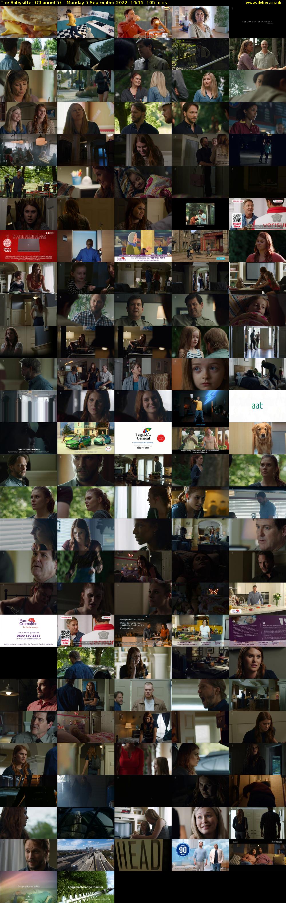 The Babysitter (Channel 5) Monday 5 September 2022 14:15 - 16:00