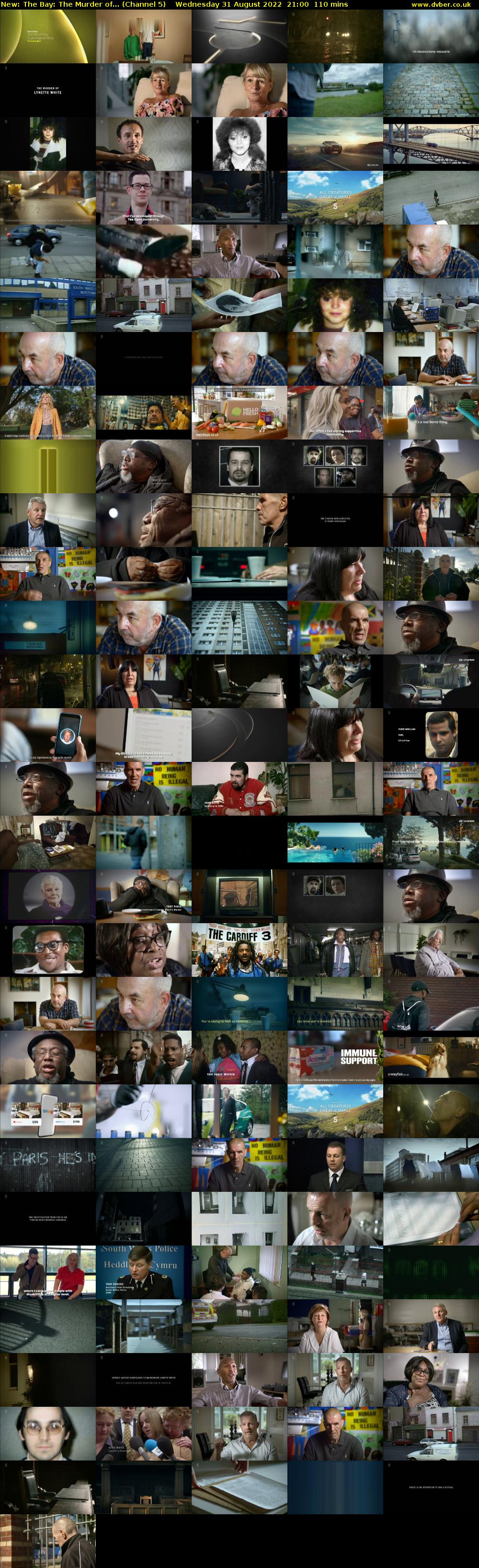 The Bay: The Murder of... (Channel 5) Wednesday 31 August 2022 21:00 - 22:50