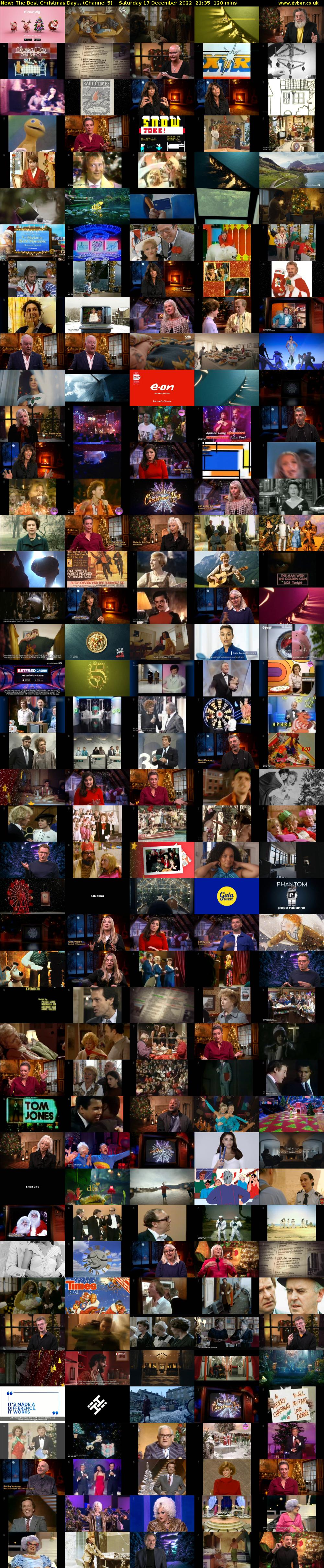The Best Christmas Day... (Channel 5) Saturday 17 December 2022 21:35 - 23:35