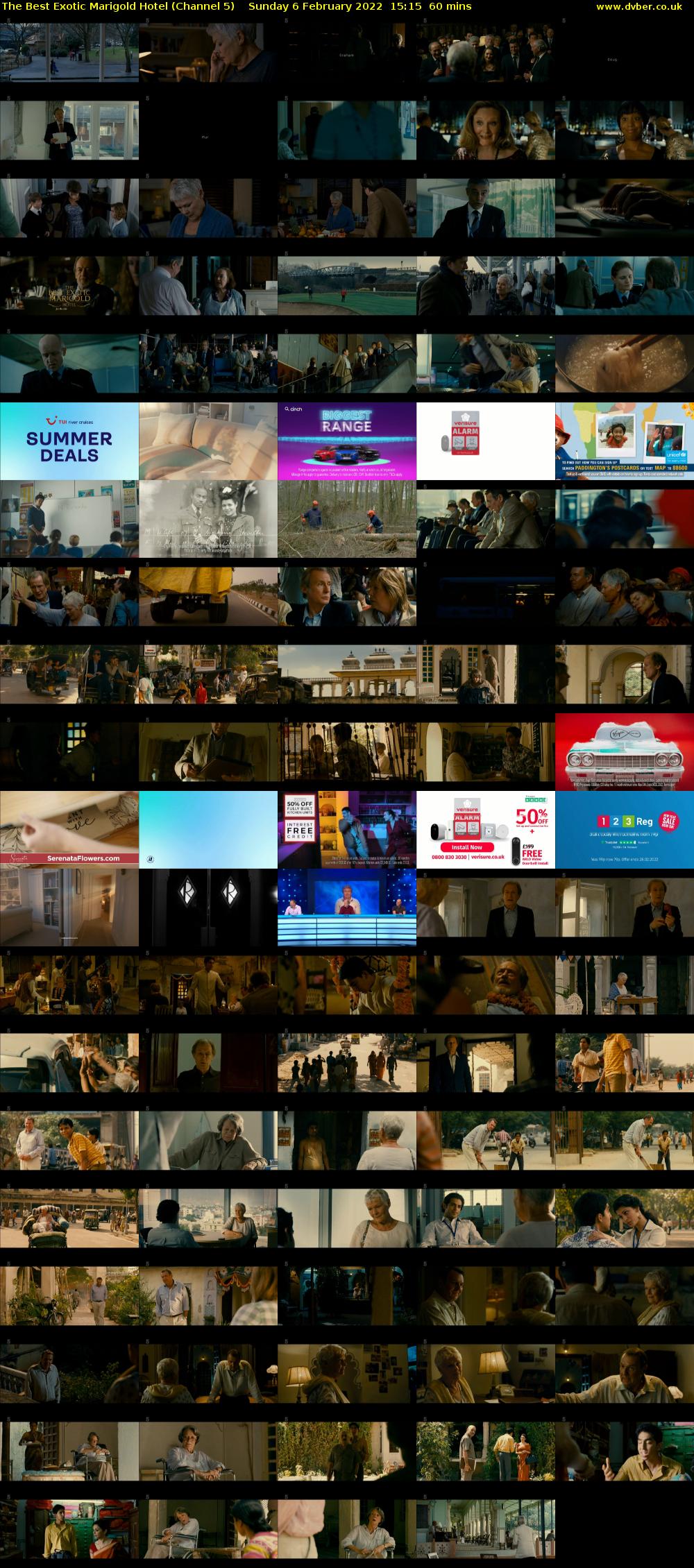 The Best Exotic Marigold Hotel (Channel 5) Sunday 6 February 2022 15:15 - 16:15