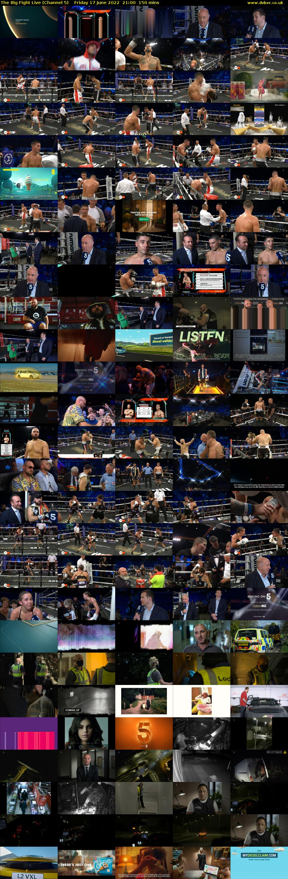 The Big Fight Live (Channel 5) Friday 17 June 2022 21:00 - 23:30
