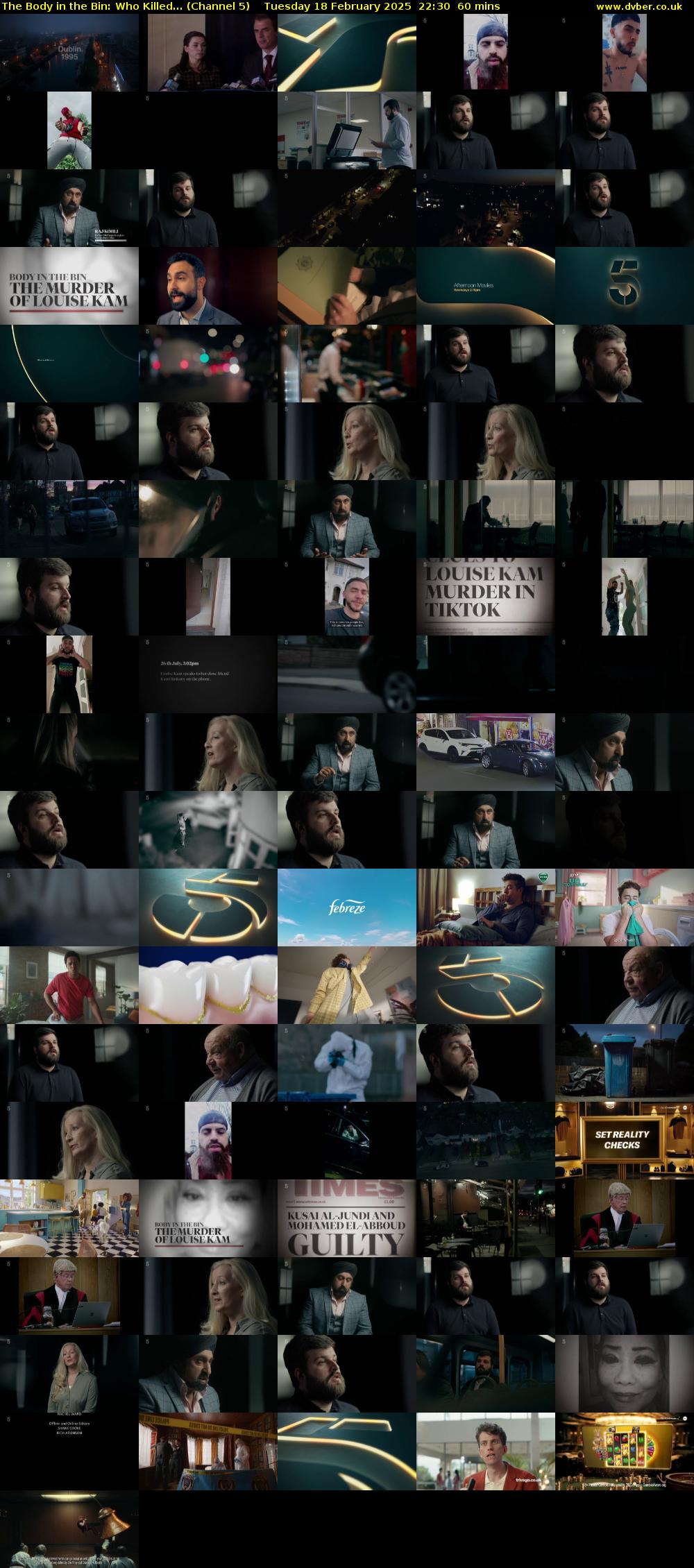 The Body in the Bin: Who Killed... (Channel 5) Tuesday 18 February 2025 22:30 - 23:30