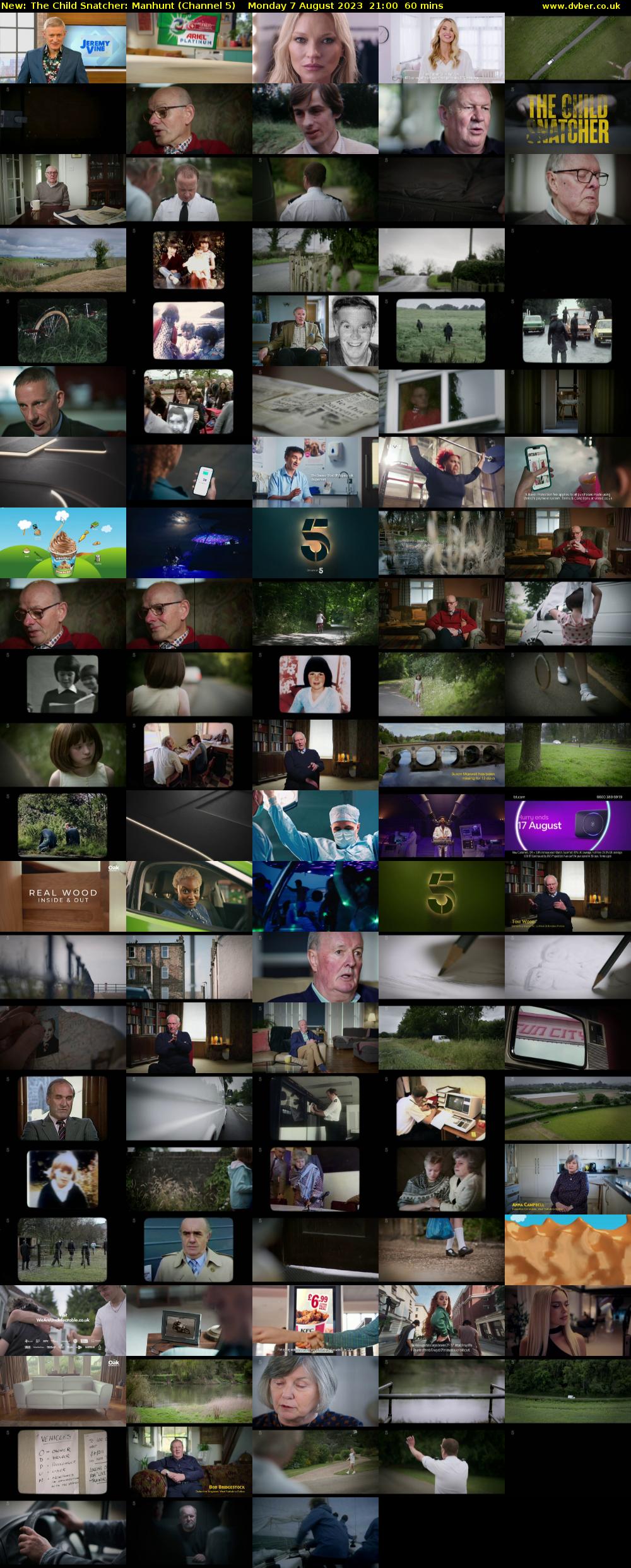 The Child Snatcher: Manhunt (Channel 5) Monday 7 August 2023 21:00 - 22:00