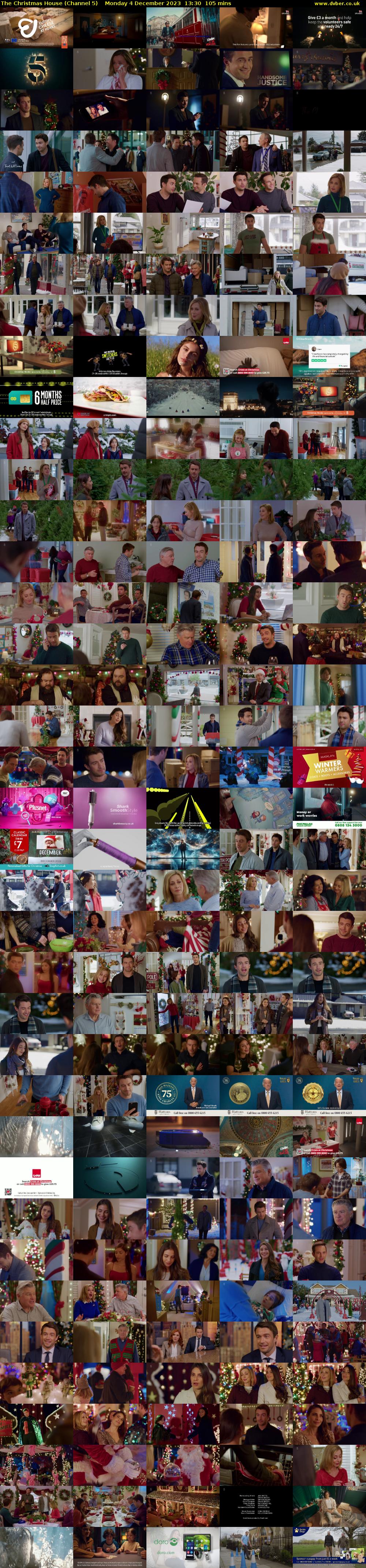 The Christmas House (Channel 5) Monday 4 December 2023 13:30 - 15:15