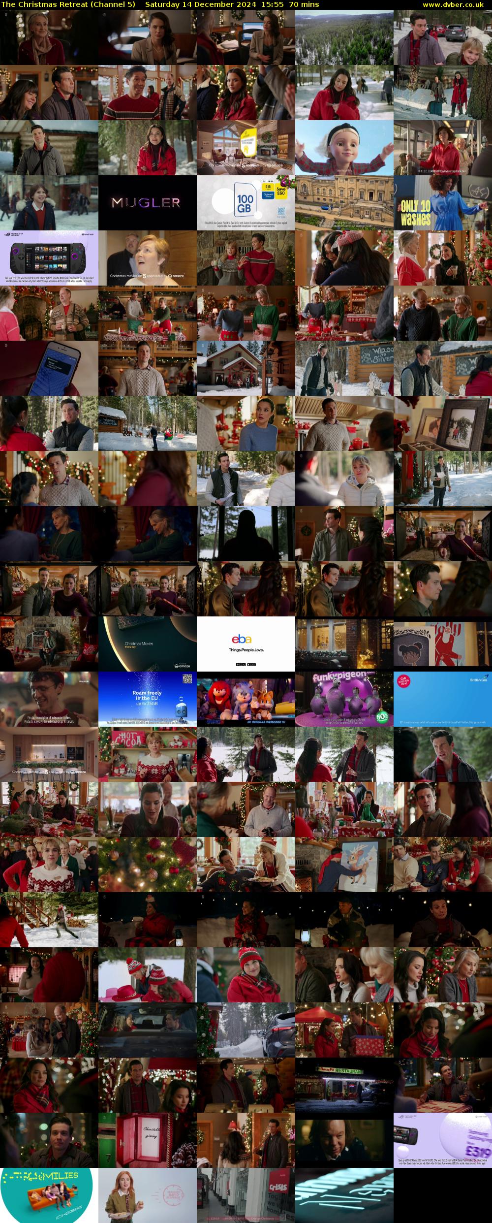 The Christmas Retreat (Channel 5) Saturday 14 December 2024 15:55 - 17:05