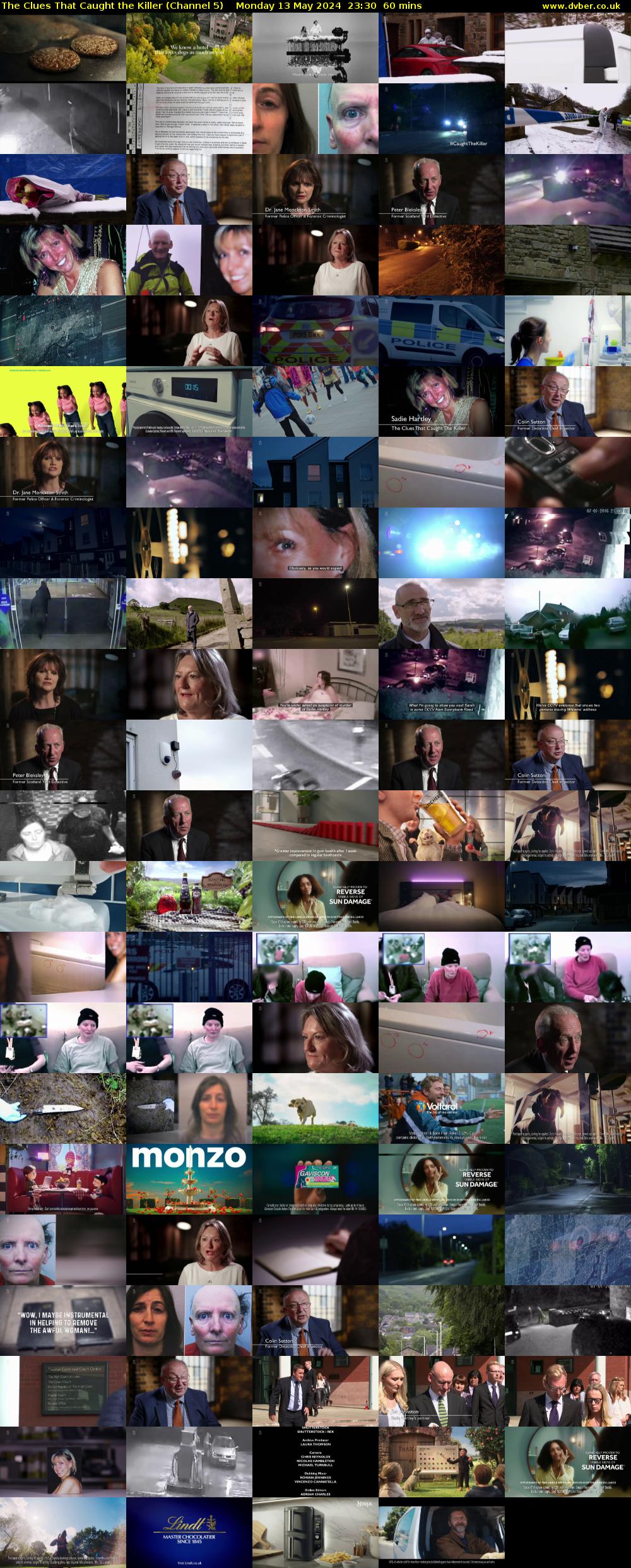 The Clues That Caught The Killer (Channel 5) Monday 13 May 2024 23:30 - 00:30