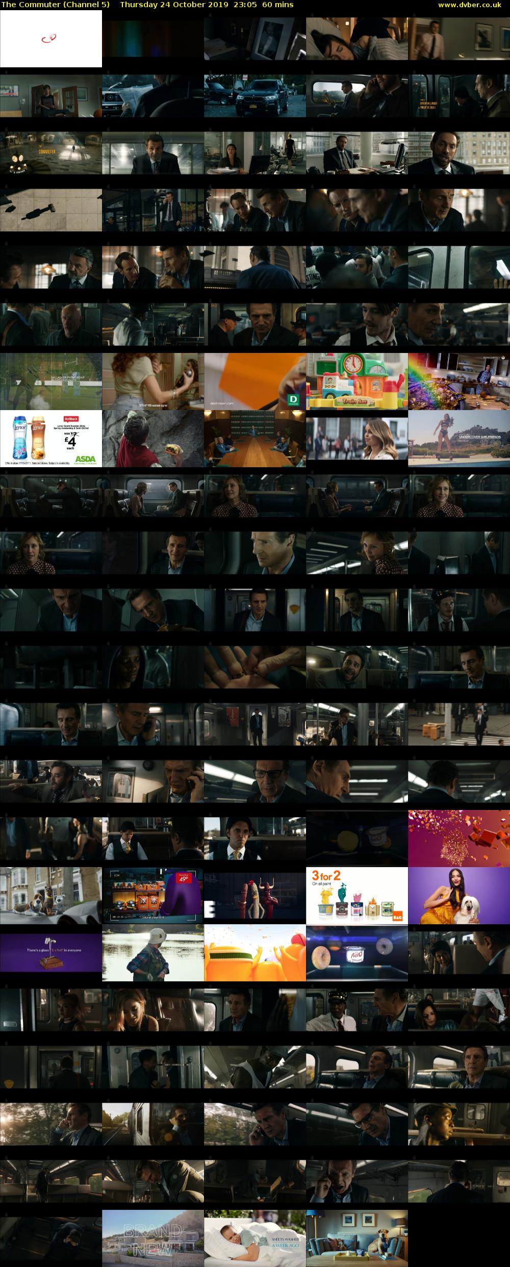 The Commuter (Channel 5) Thursday 24 October 2019 23:05 - 00:05