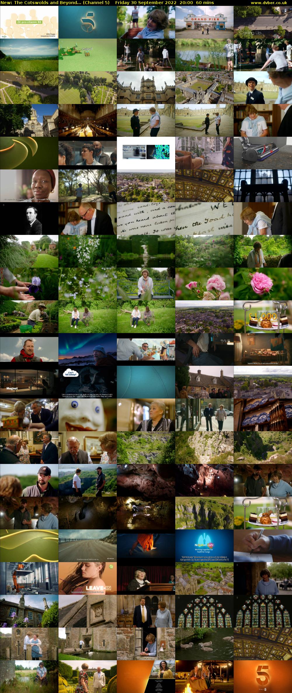 The Cotswolds and Beyond... (Channel 5) Friday 30 September 2022 20:00 - 21:00
