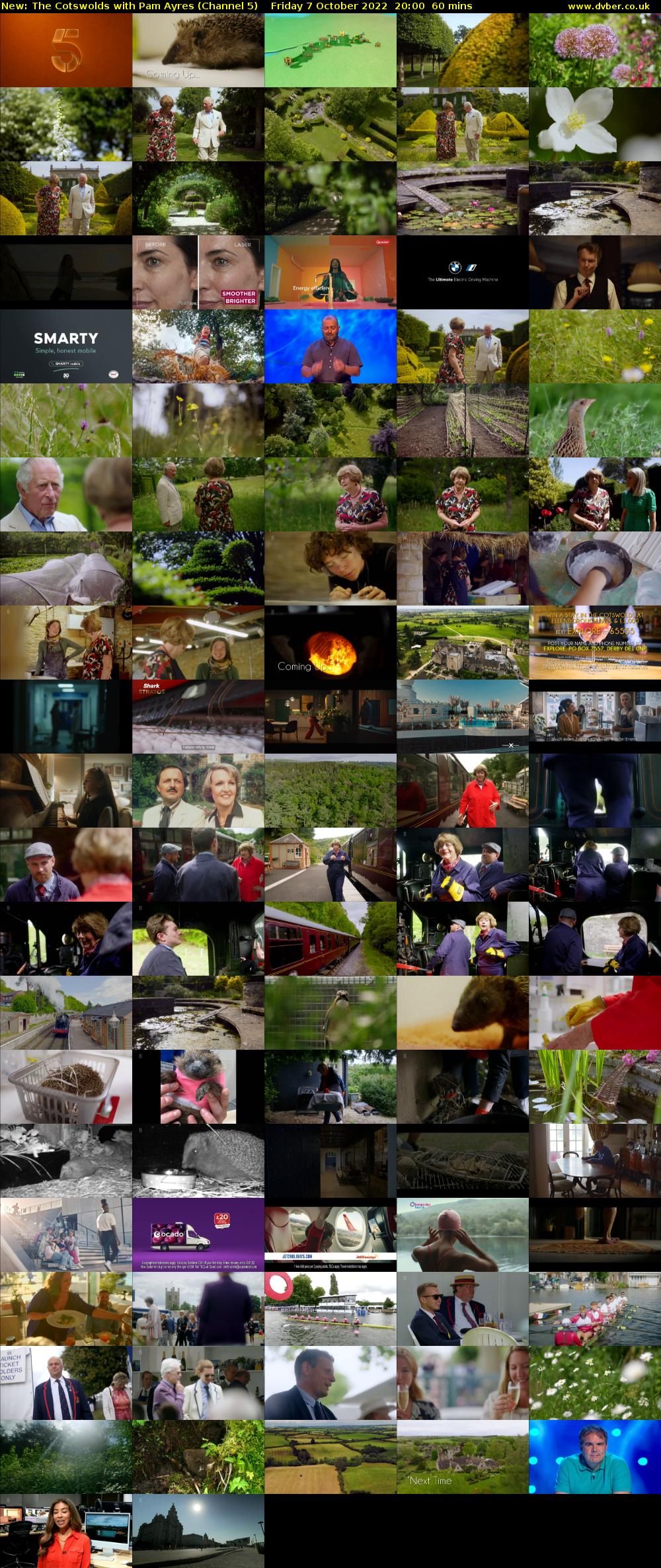 The Cotswolds with Pam Ayres (Channel 5) Friday 7 October 2022 20:00 - 21:00