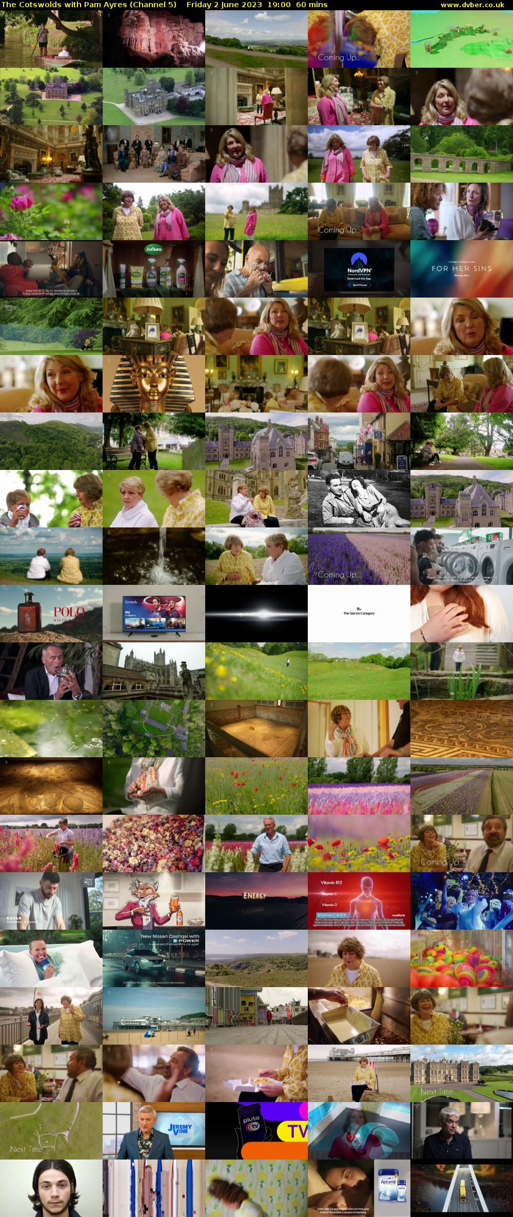 The Cotswolds with Pam Ayres (Channel 5) Friday 2 June 2023 19:00 - 20:00