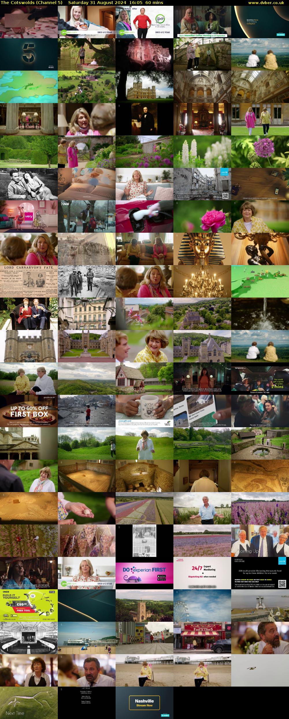 The Cotswolds (Channel 5) Saturday 31 August 2024 16:05 - 17:05