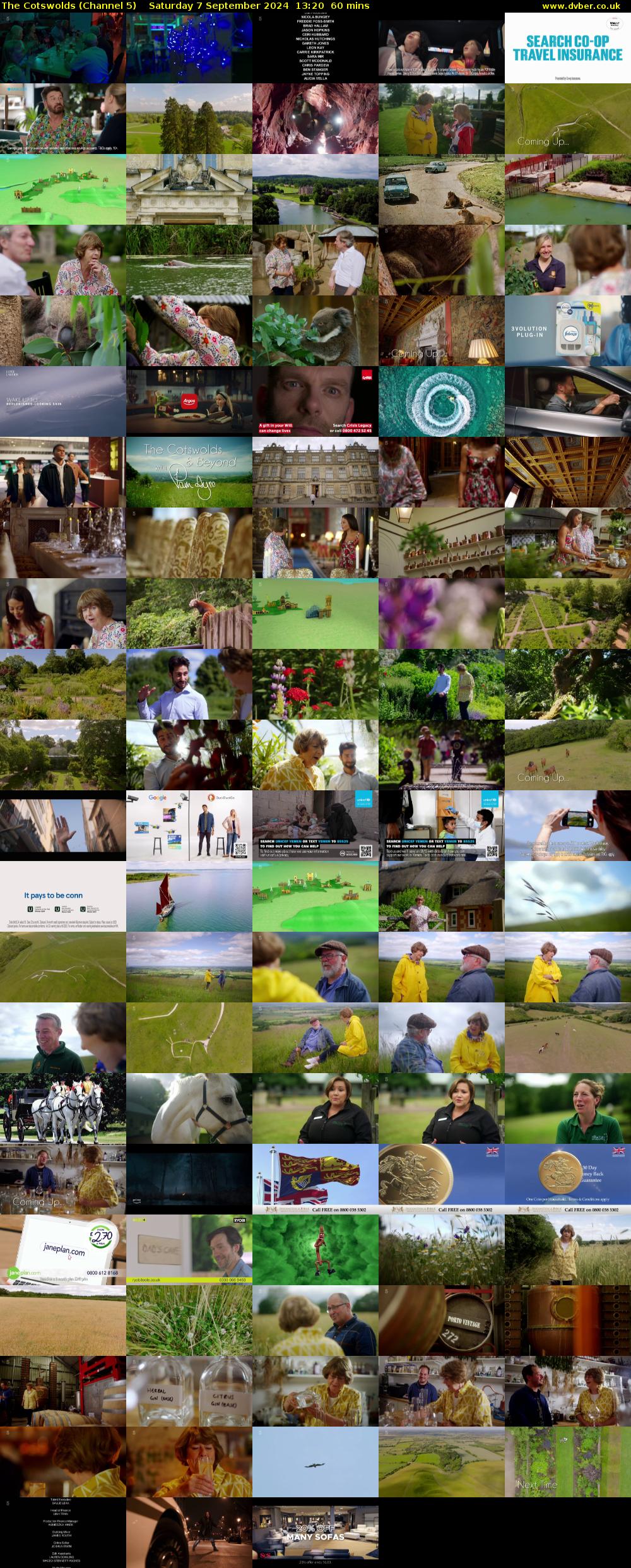 The Cotswolds (Channel 5) Saturday 7 September 2024 13:20 - 14:20
