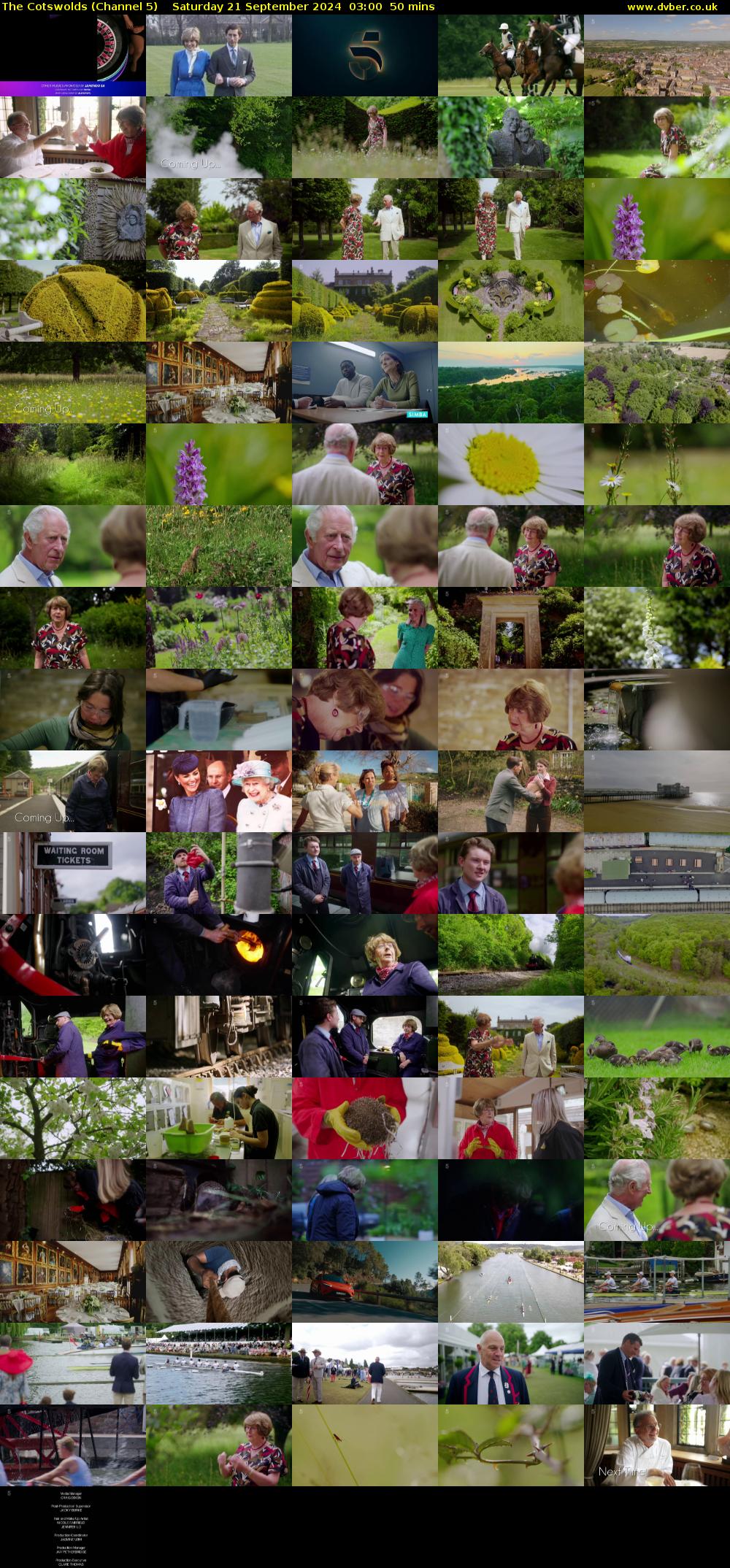 The Cotswolds (Channel 5) Saturday 21 September 2024 03:00 - 03:50