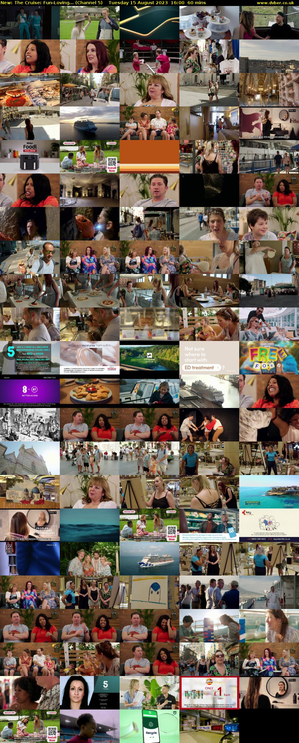 The Cruise: Fun-Loving... (Channel 5) Tuesday 15 August 2023 16:00 - 17:00