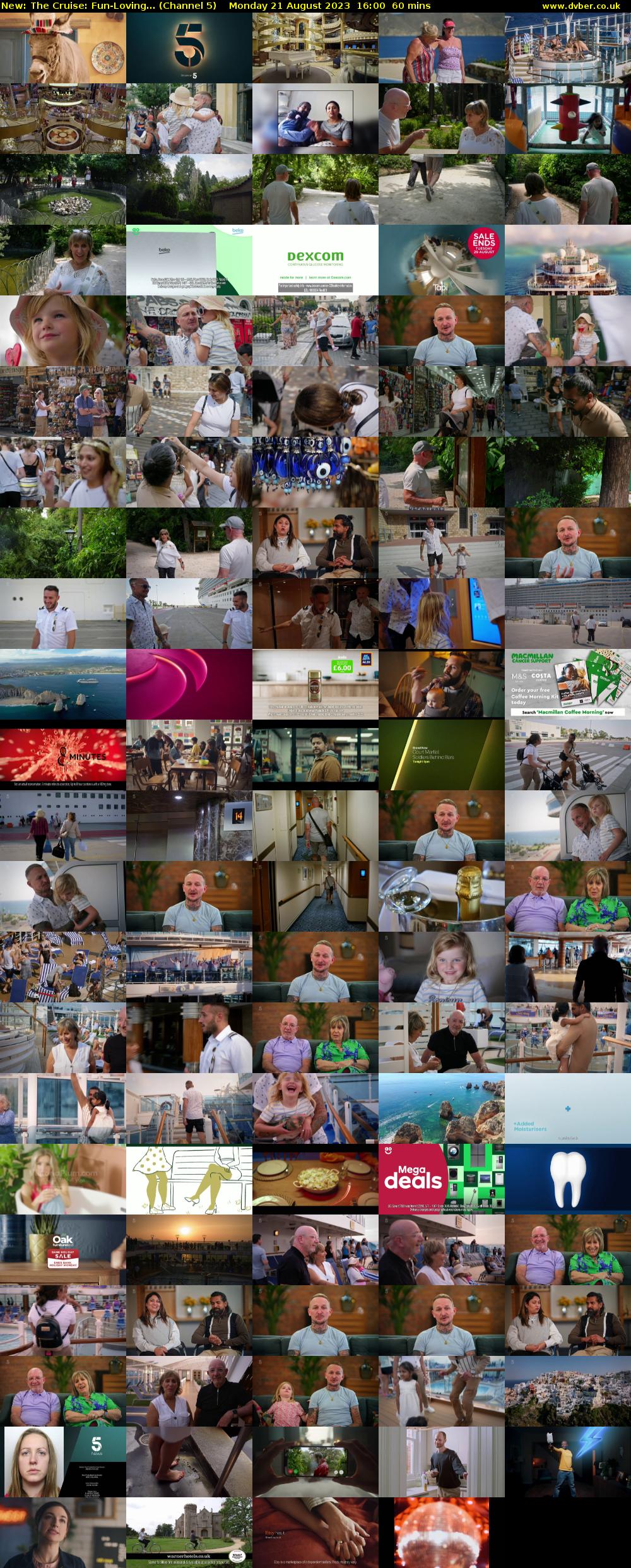 The Cruise: Fun-Loving... (Channel 5) Monday 21 August 2023 16:00 - 17:00