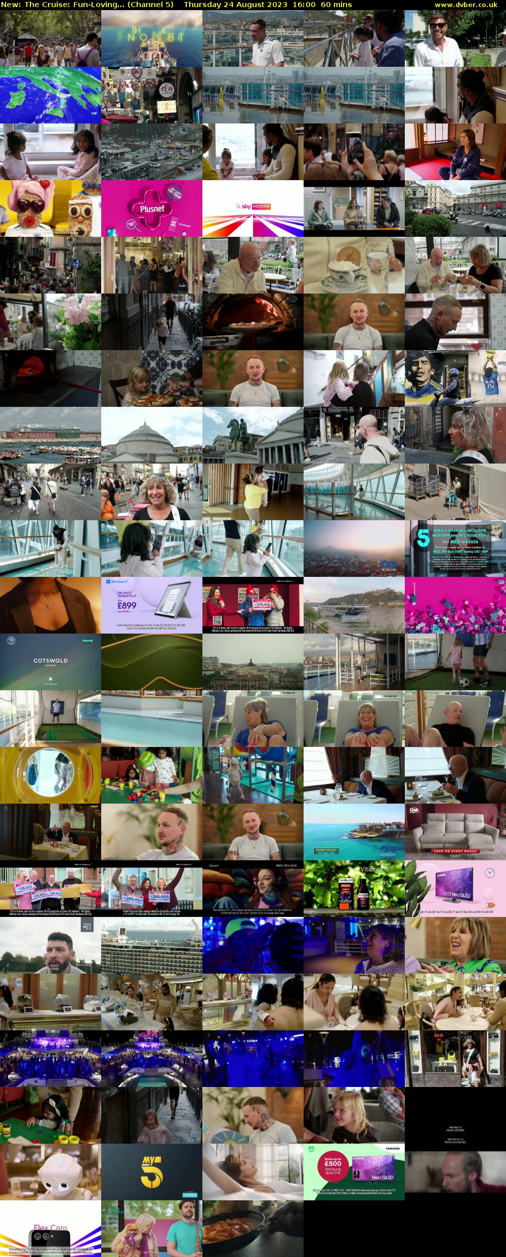 The Cruise: Fun-Loving... (Channel 5) Thursday 24 August 2023 16:00 - 17:00