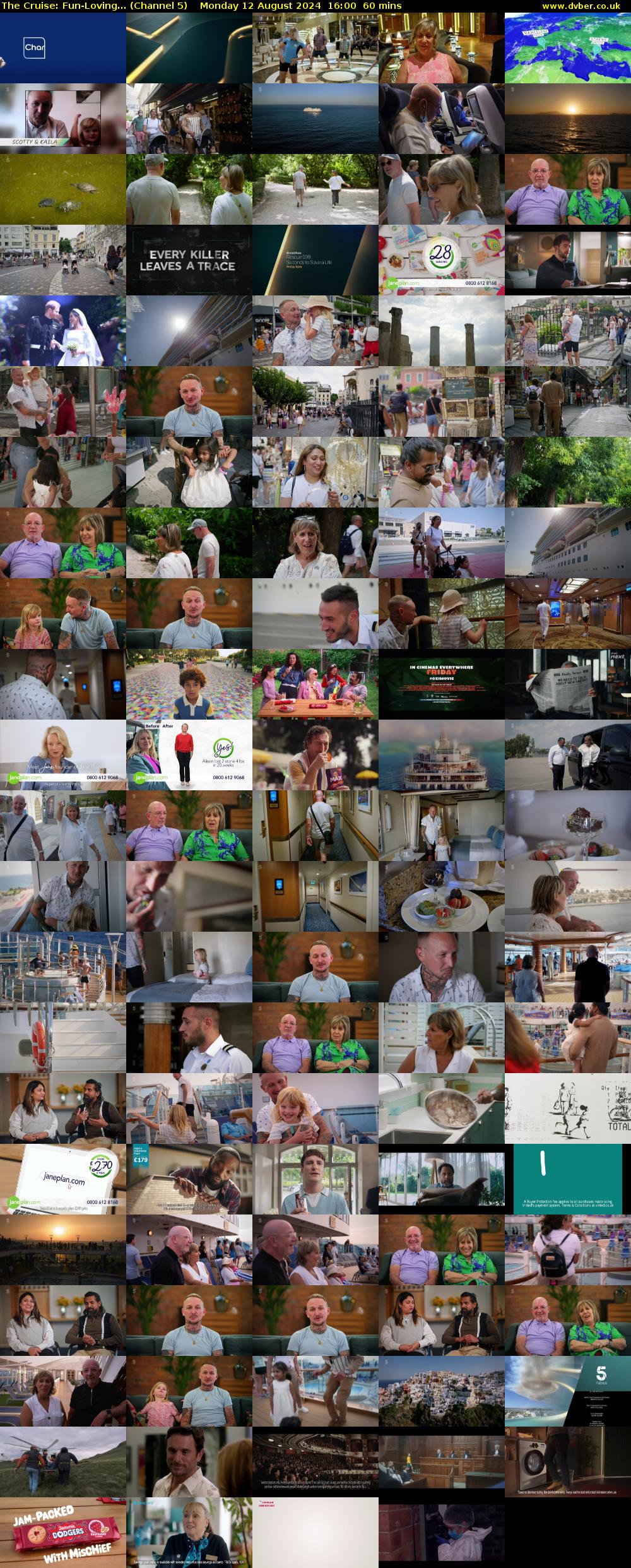 The Cruise: Fun-Loving... (Channel 5) Monday 12 August 2024 16:00 - 17:00