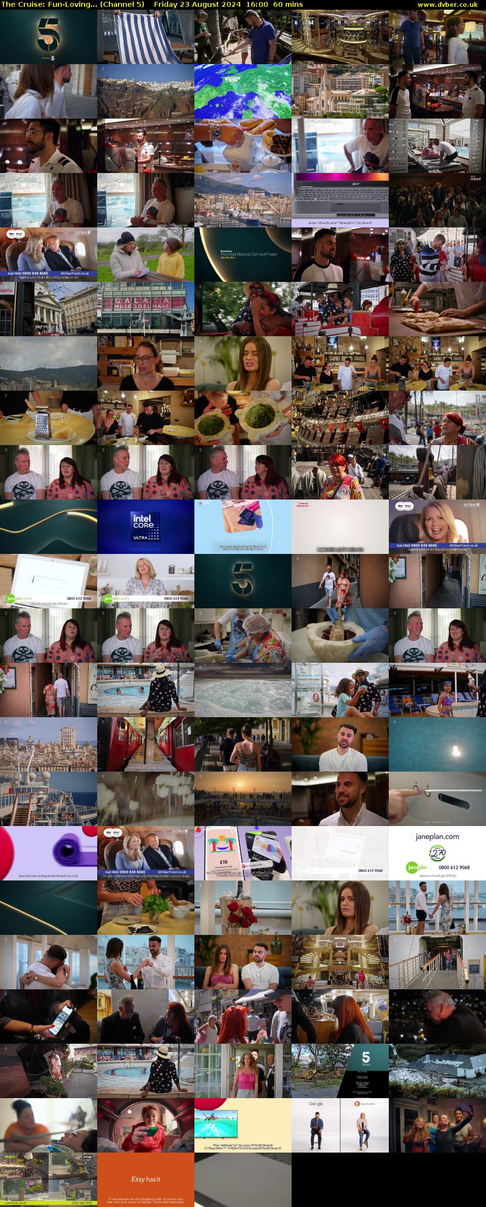 The Cruise: Fun-Loving... (Channel 5) Friday 23 August 2024 16:00 - 17:00