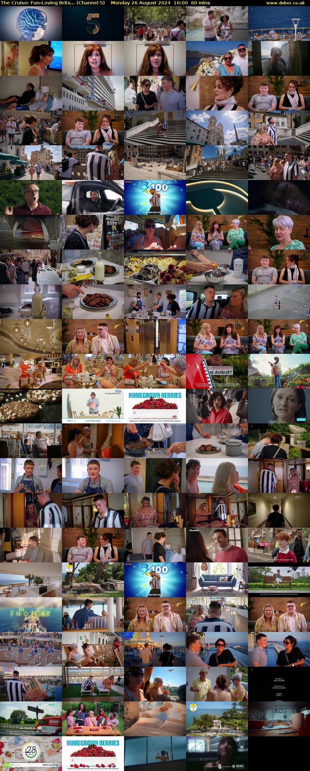 The Cruise: Fun-Loving Brits... (Channel 5) Monday 26 August 2024 16:00 - 17:00
