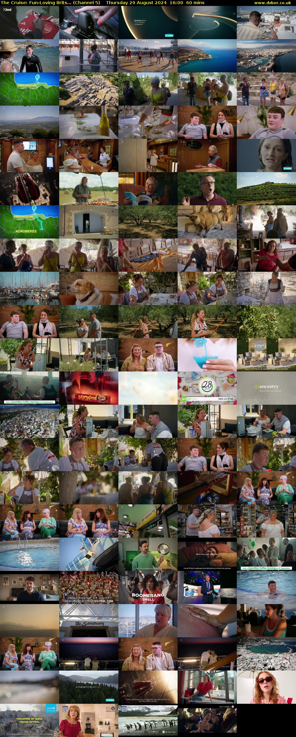 The Cruise: Fun-Loving Brits... (Channel 5) Thursday 29 August 2024 16:00 - 17:00
