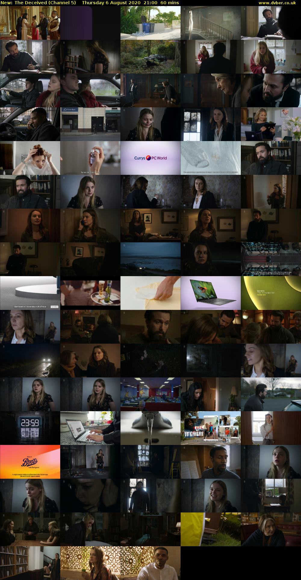 The Deceived (Channel 5) Thursday 6 August 2020 21:00 - 22:00