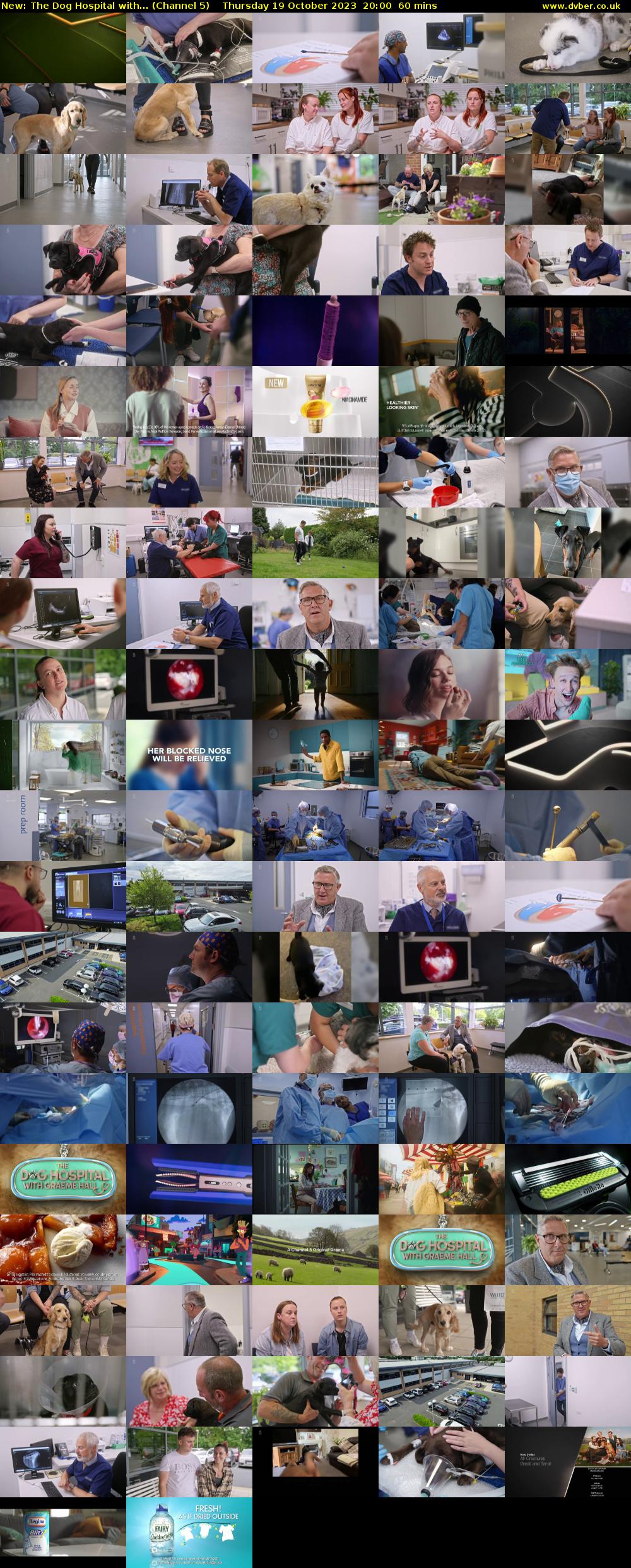 The Dog Hospital with... (Channel 5) Thursday 19 October 2023 20:00 - 21:00