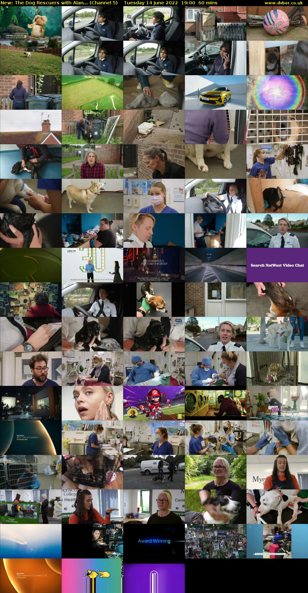 The Dog Rescuers With Alan... (Channel 5) Tuesday 14 June 2022 19:00 - 20:00