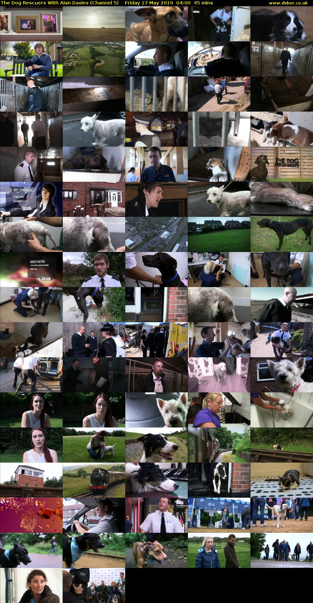 The Dog Rescuers With Alan Davies (Channel 5) Friday 17 May 2019 04:00 - 04:45