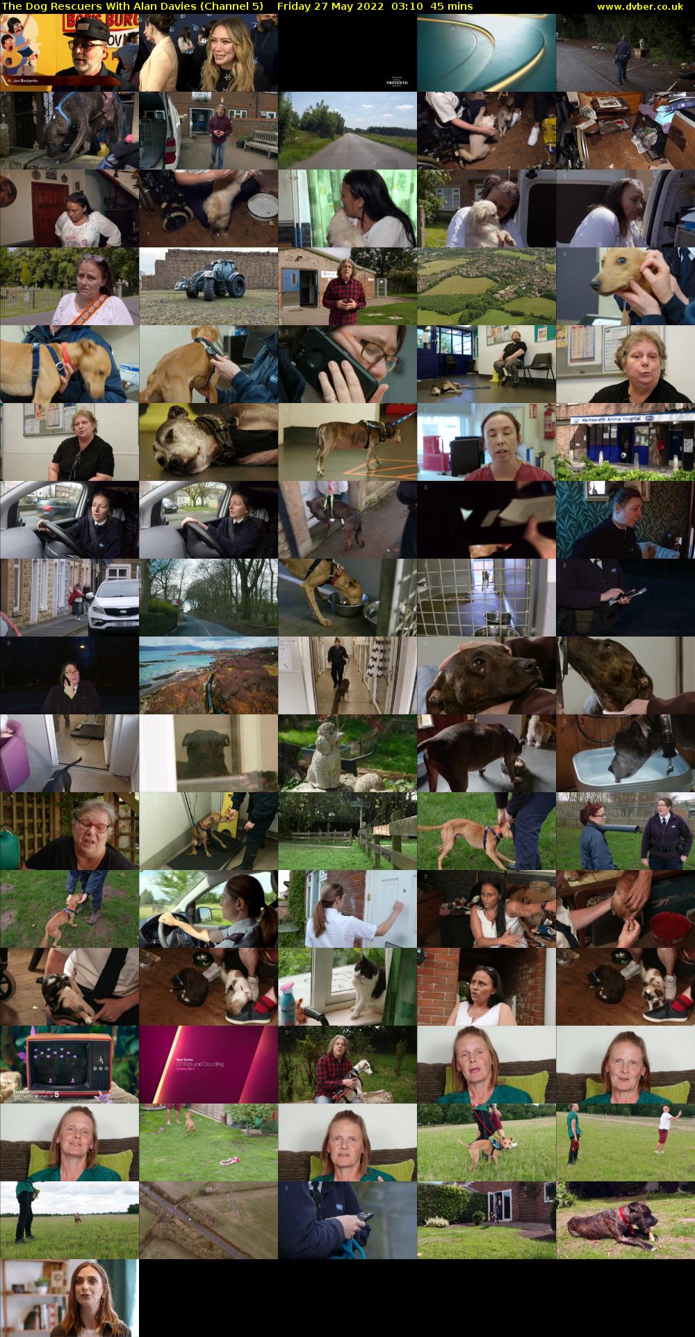The Dog Rescuers With Alan Davies (Channel 5) Friday 27 May 2022 03:10 - 03:55