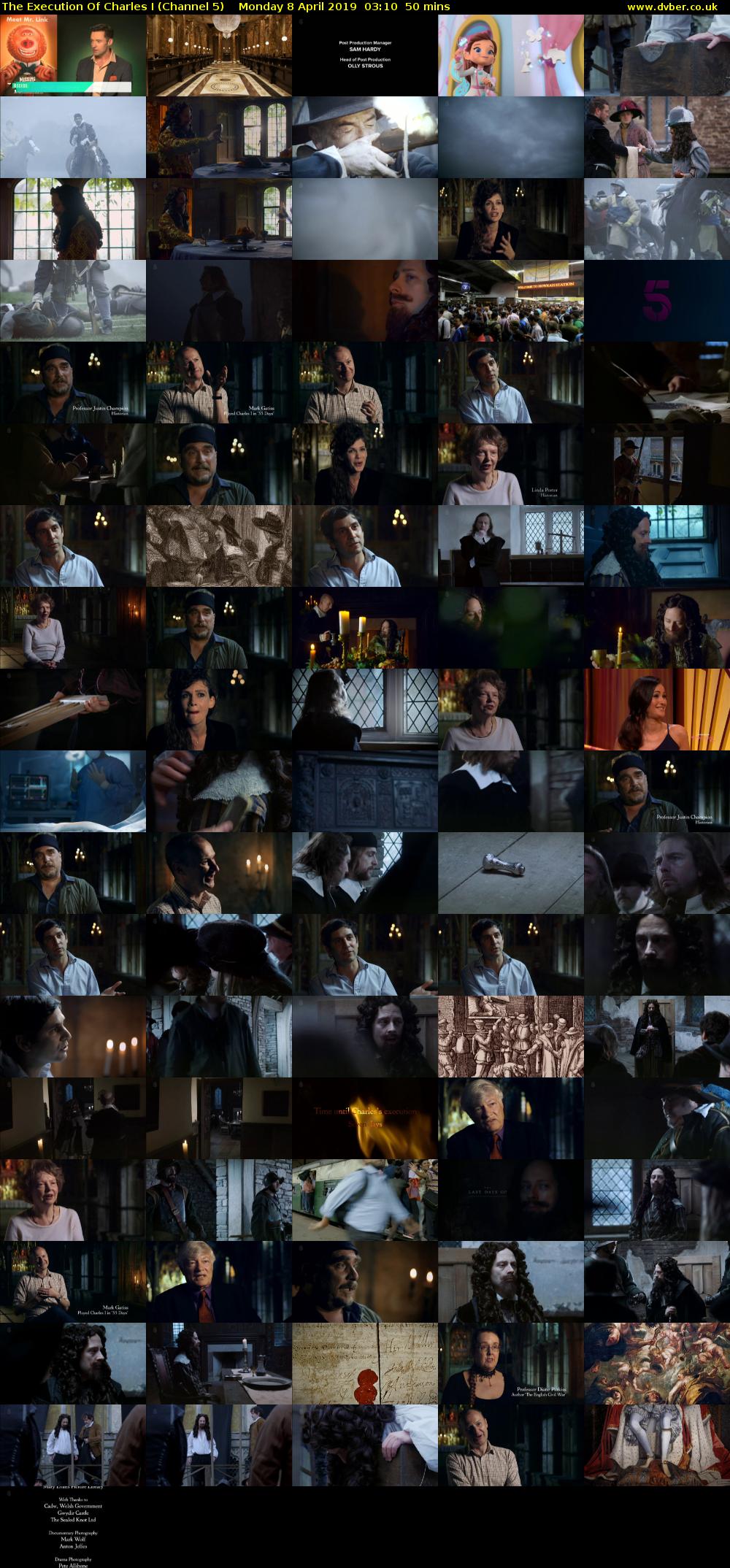 The Execution Of Charles I (Channel 5) Monday 8 April 2019 03:10 - 04:00
