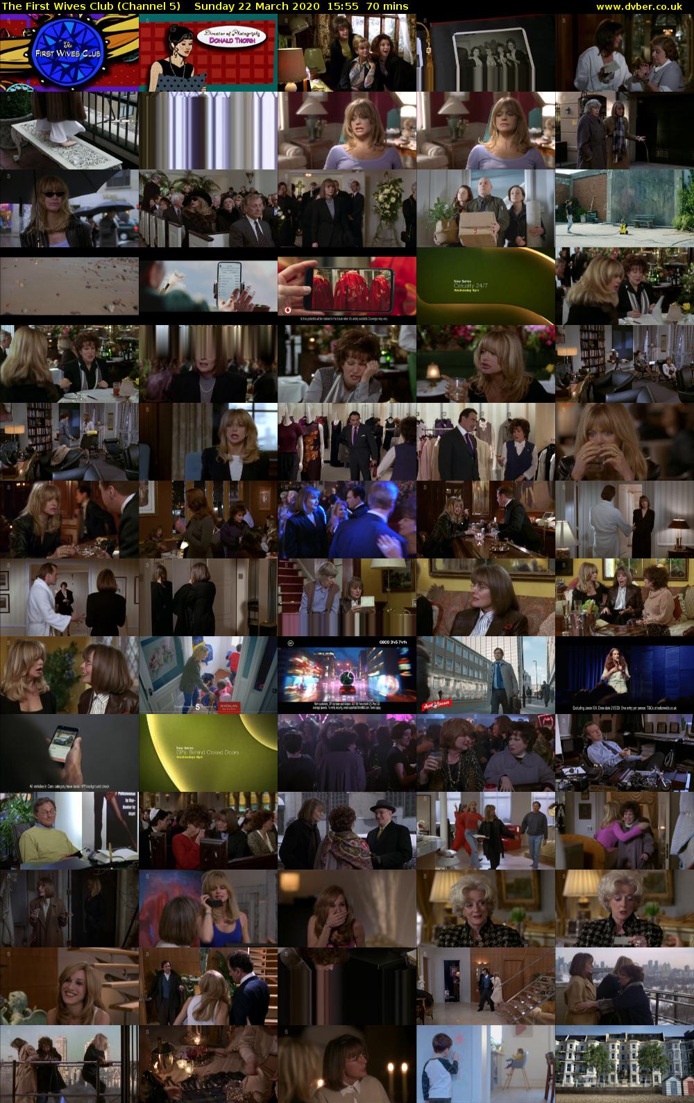 The First Wives Club (Channel 5) Sunday 22 March 2020 15:55 - 17:05