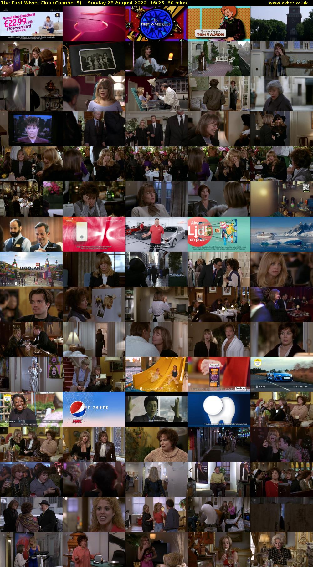 The First Wives Club (Channel 5) Sunday 28 August 2022 16:25 - 17:25
