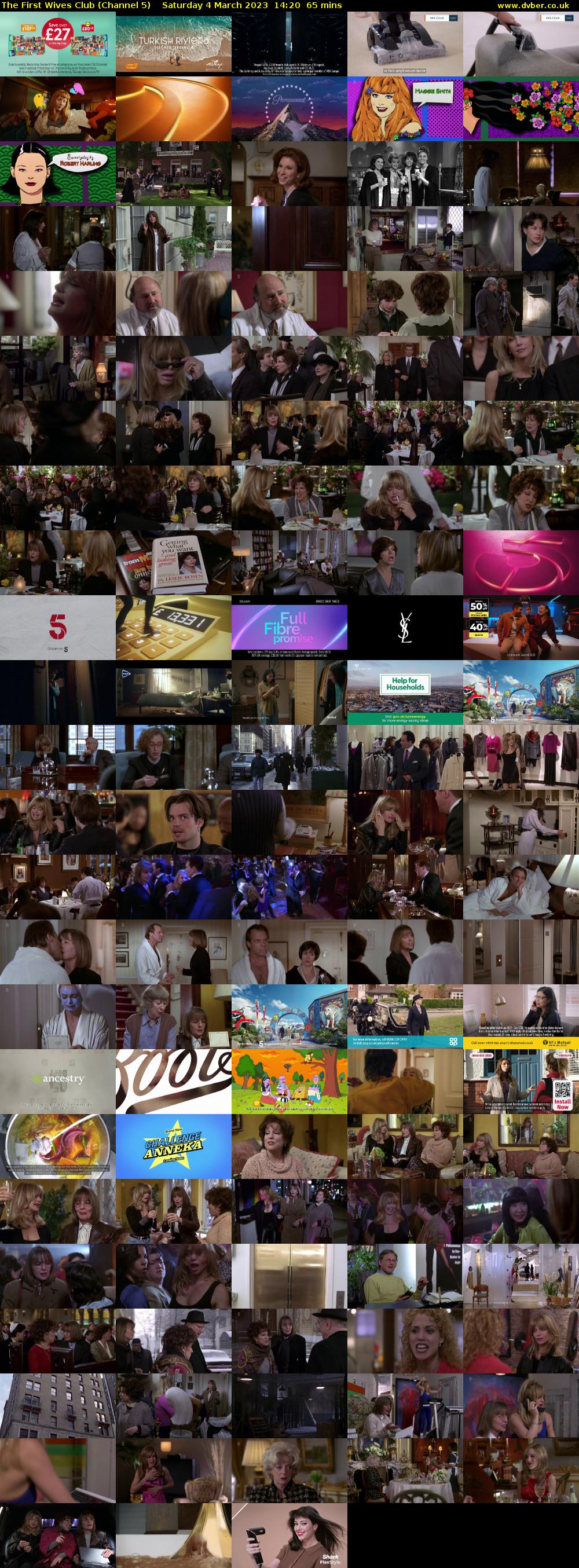 The First Wives Club (Channel 5) Saturday 4 March 2023 14:20 - 15:25