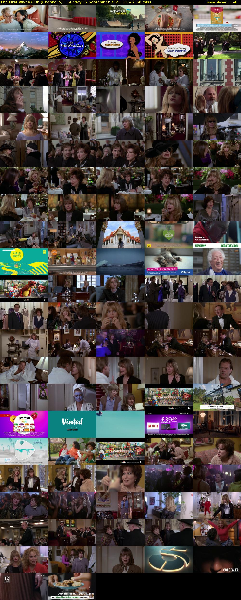 The First Wives Club (Channel 5) Sunday 17 September 2023 15:45 - 16:45
