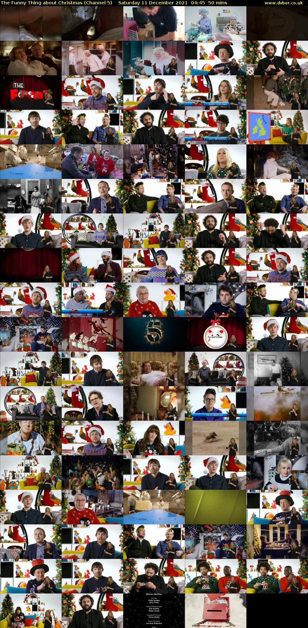 The Funny Thing About Christmas (Channel 5) Saturday 11 December 2021 04:45 - 05:35
