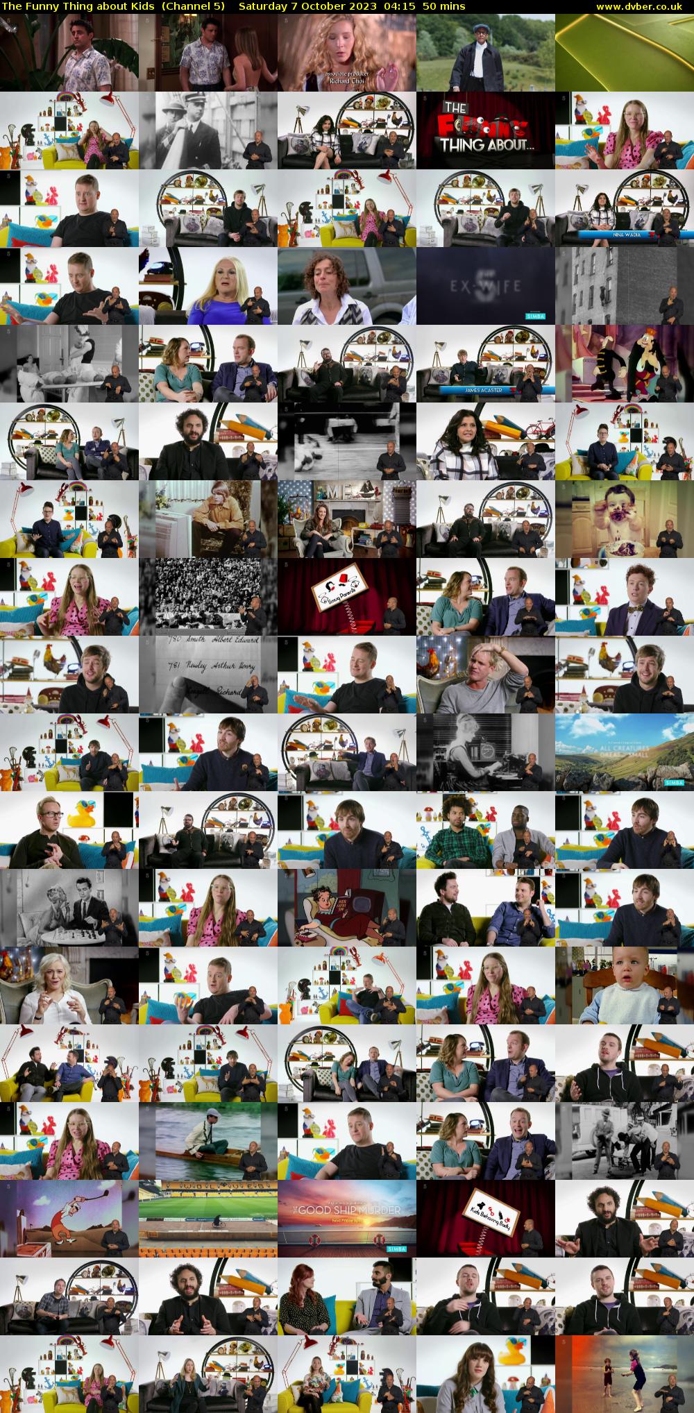 The Funny Thing About Kids  (Channel 5) Saturday 7 October 2023 04:15 - 05:05