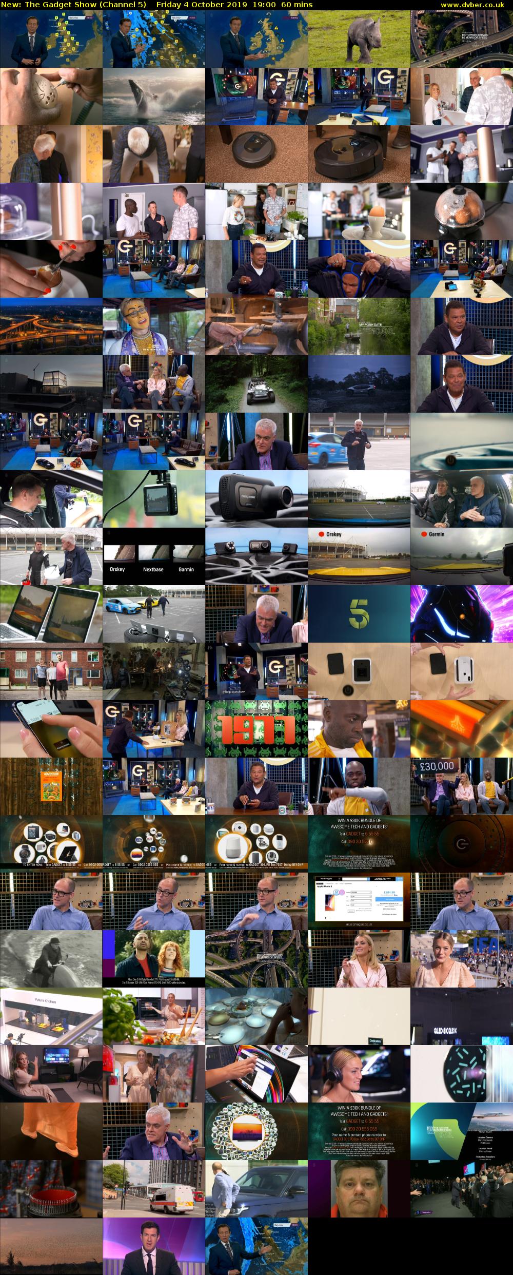 The Gadget Show (Channel 5) Friday 4 October 2019 19:00 - 20:00
